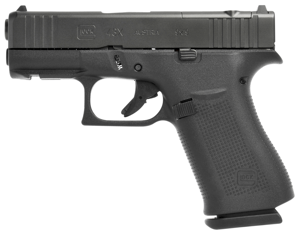 GLOCK UX4350201FRMOS G43X M.O.S SLIM SUB-COMPACT 9MM 10+1 3.41" BBL