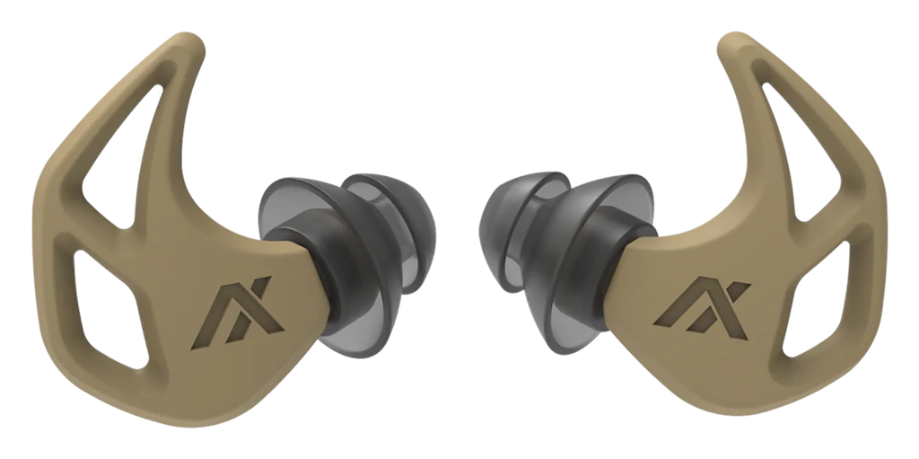 AXIL X-20-T X20 ULTRA COMFORTABLE PREMIUM RE-USABLE EARPLUGS DESERT TAN