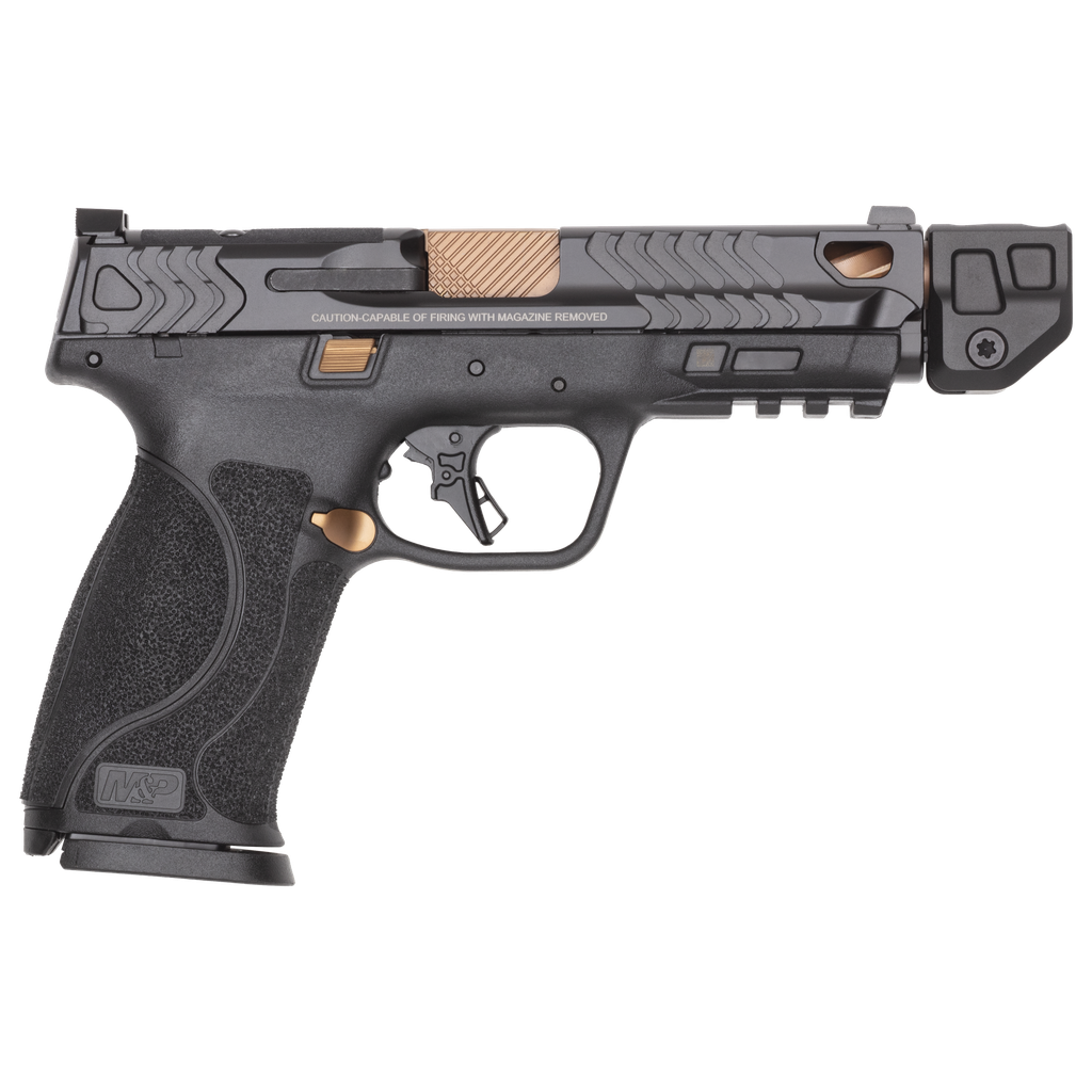 SMITH & WESSON 14618 M&P9 M2.0 9MM COPPER PVD WITH COMPENSATOR O.R. NTS 