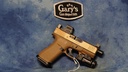 USED GLOCK G43X FDE 9MM WITH HOLOSUN THREADED BBL & STREAMLIGHT