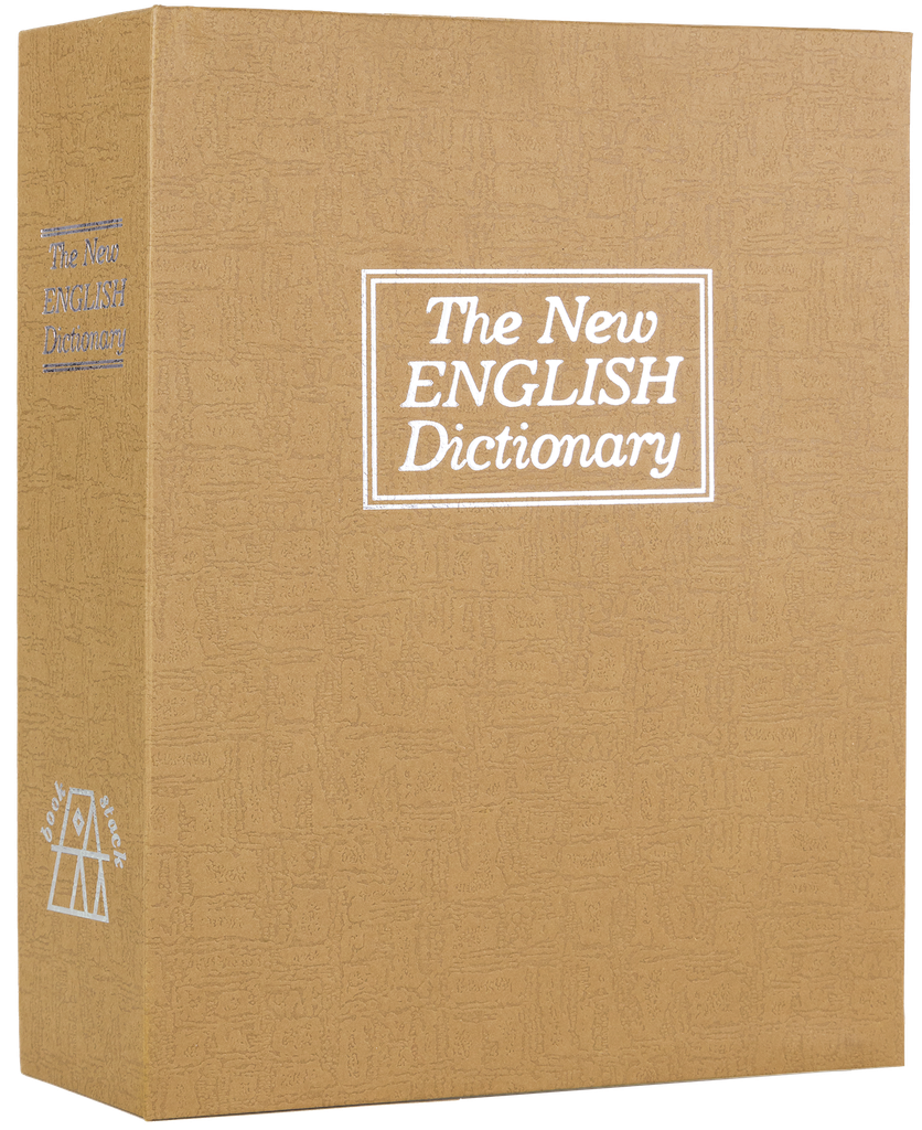 BULLDOG BD1182 BOOK DIVERSION SAFE HOLDS 1 HANDGUN 7.75" X 10.50" X 2.50"