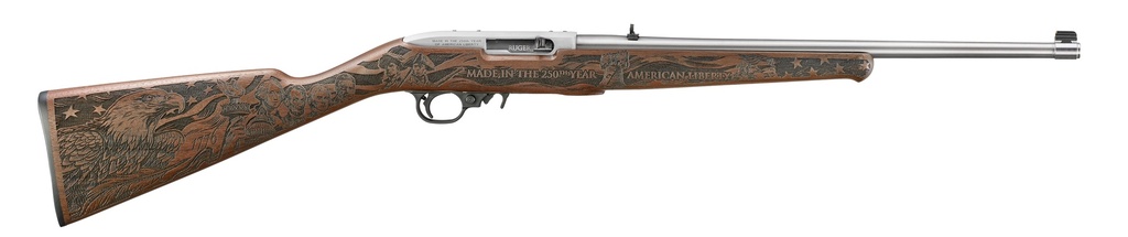RUGER 32038 10/22 250TH ANNIVERSARY 22 LR 10+1 18.50" ENGRAVED SS