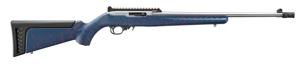 RUGER 32039 10/22 250TH ANNIVERSARY 22 LR 10+1 18.50" SATIN STAINLESS THREADED BARREL