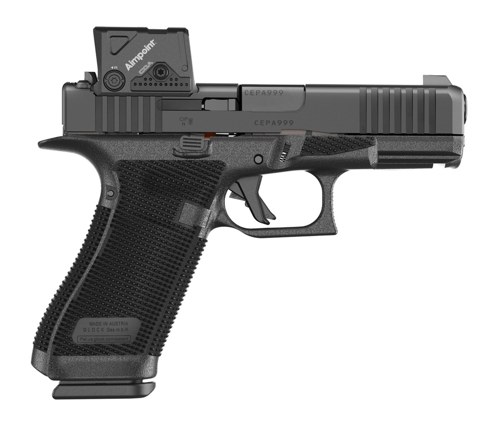 GLOCK P64550B03DC8A3 G45 GEN6 W/AIMPOINT CROSSOVER 9MM 17+1 4.02 BBL