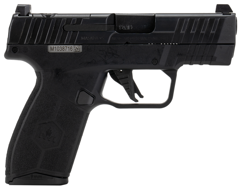IWI US M9SLIM13E MASADA SLIM ELITE 9MM LUGER 13+1 3.4" BARREL, OPTIC READY