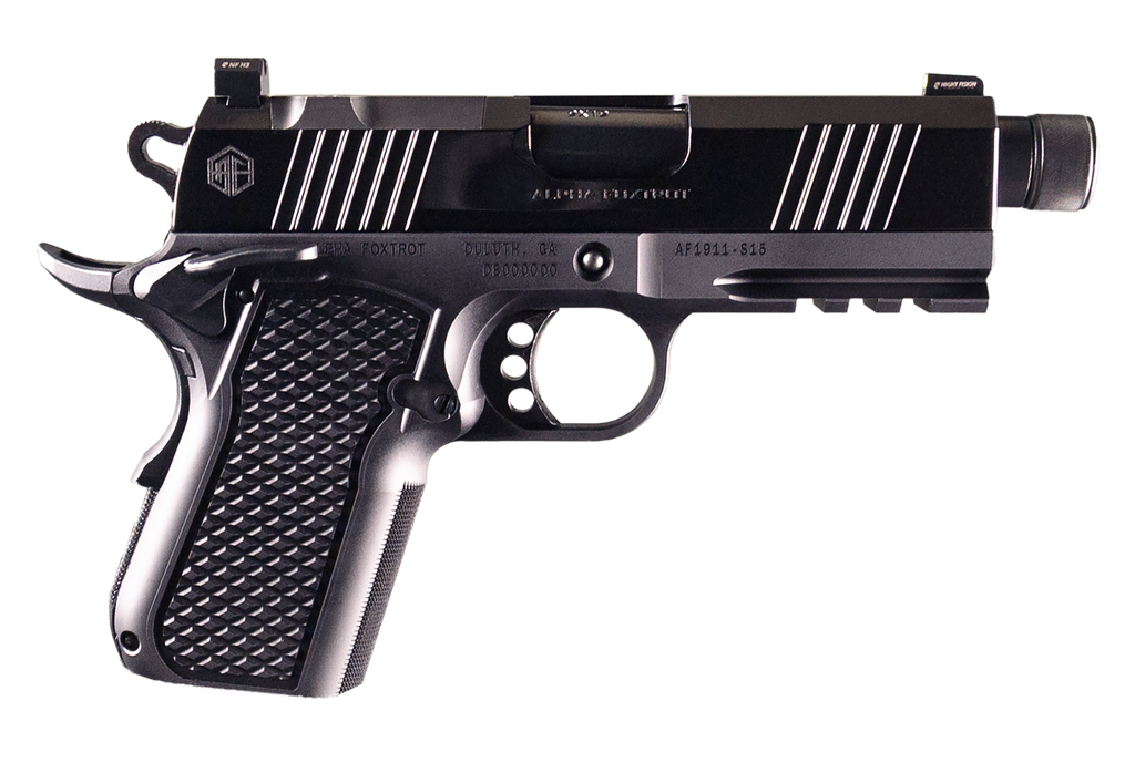 ALPHA FOXTROT AA35X1QMB-PDBK15 9MM AF1911-S15 3.5" AMBI TH