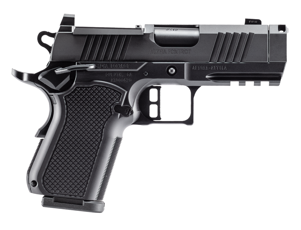 ALPHA FOXTROT AA46X1QII-XDBK10-NVC AF1911 ATTILA 9MM 3.5" 10 RND