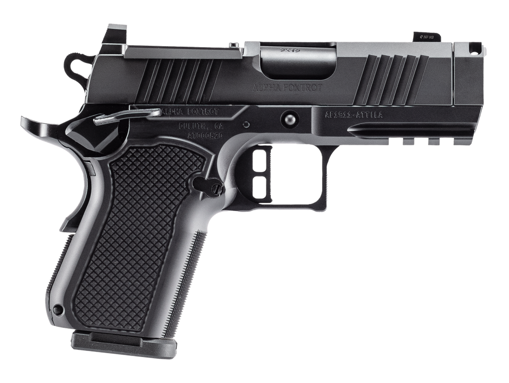 ALPHA FOXTROT AA46X1QII-XDBK15-NVC AF1911 ATTILA 9MM 3.5" 15 RND