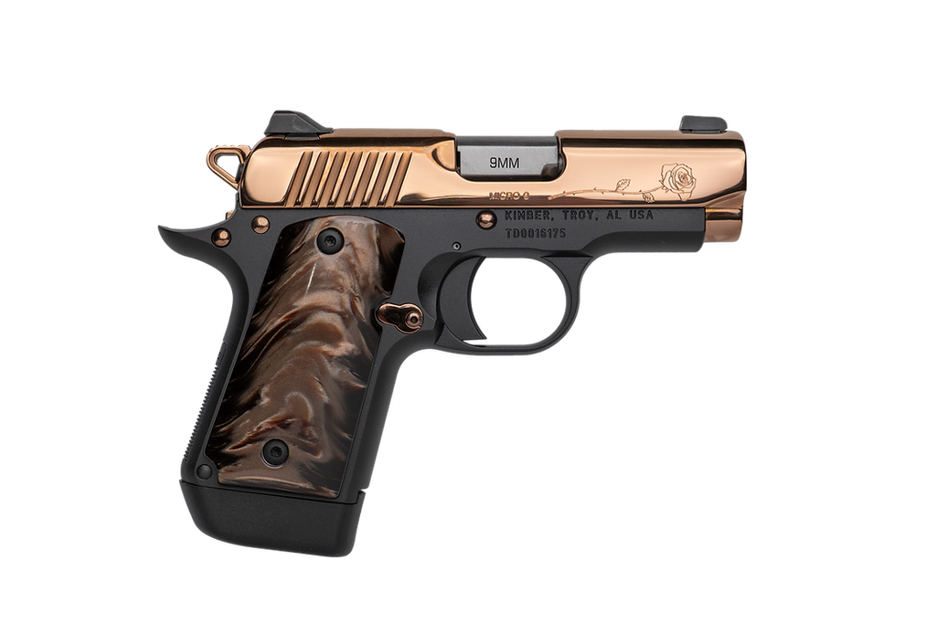 KIMBER CNCRGM9 MICRO 9 ROSE GOLD 9MM CUSTOM & COLLECTABLE FIREARMS
