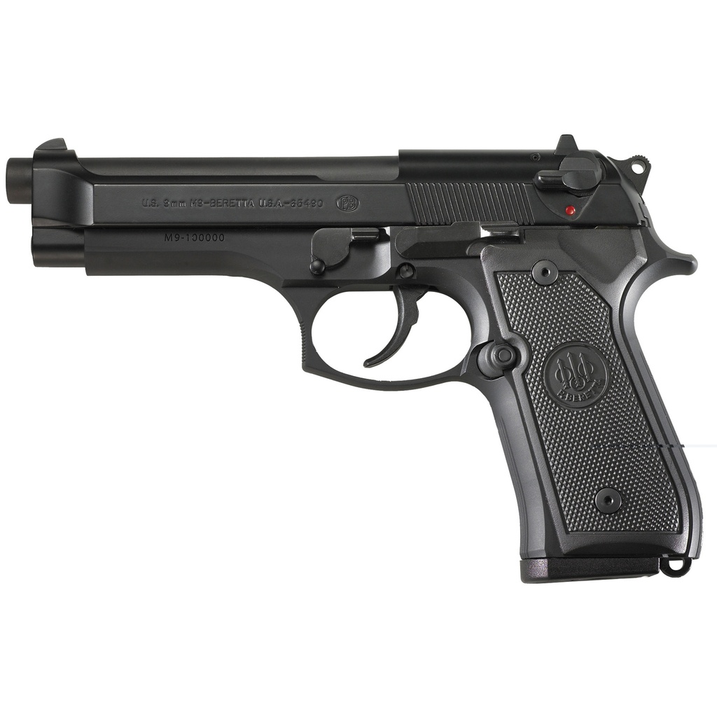 BERETTA USA J92M9A0M M9 FULL SIZE 9MM LUGER 15+1, 4.90"