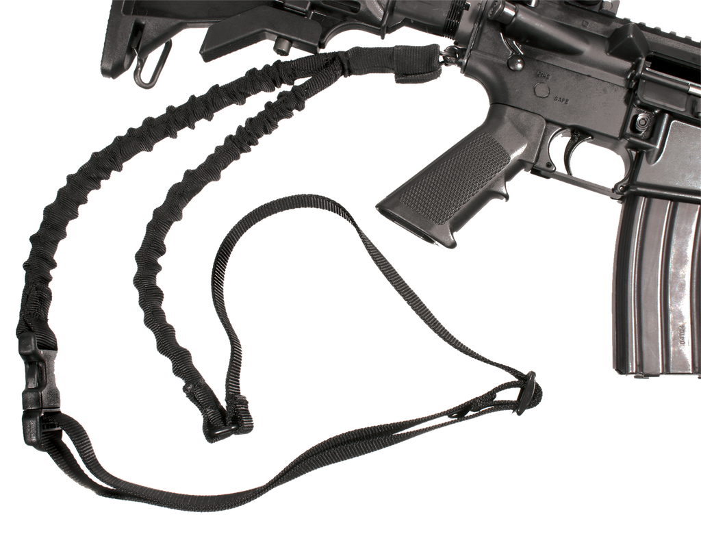BLACKHAWK 70GS12BK STORM RIFLE SLING BLACK NYLON WEBBING 46"-64" OAL 1.25" WIDE SINGLE-POINT DESIGN