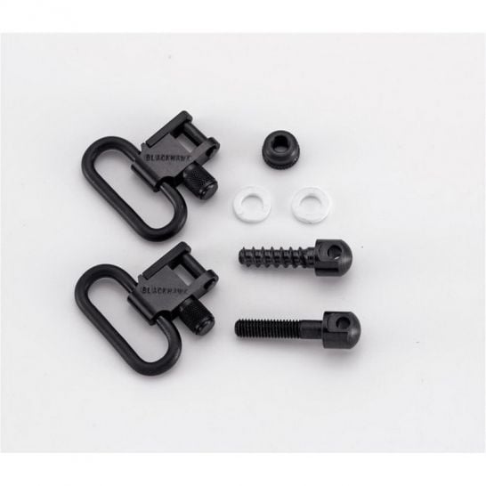 BLACKHAWK LOK-DOWN 1" ACTION MACHINE SCREW TYPE SWIVEL SET, BLUE - 70SW01BK