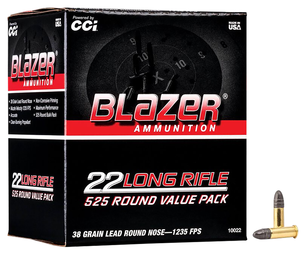 CCI 10022 BLAZER 22 LR 38 GRAIN 525 RNDS