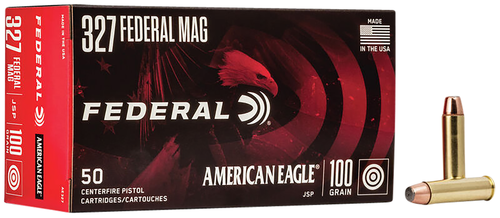 FEDERAL AMERICAN EAGLE 327 FEDERAL 100GR SP 50 RND BOX AE327