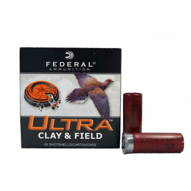 FEDERAL UC12SI7.5 12 GA ULTRA CLAY 2-3/4" 1 1/8 OZ 7.5 SHOT 25 RNDS