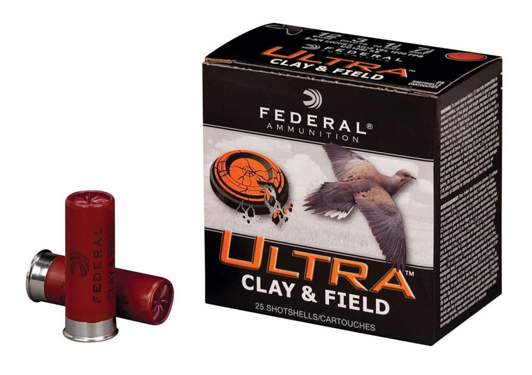 FEDERAL UC12SI8 12 GA ULTRA CLAYS 2-3/4" 1 1/8 OZ 8 SHOT 25 RNDS