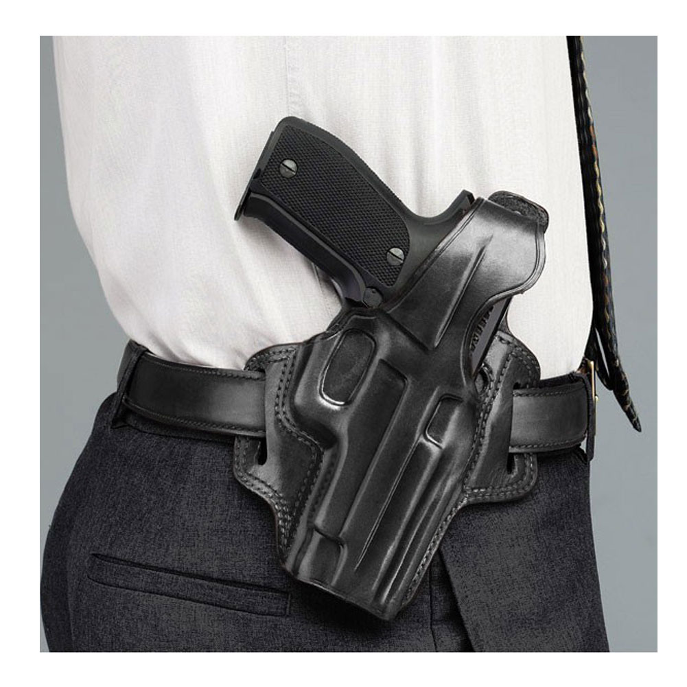 GALCO 1911 31/2  FLETCH HIGH RISE HOLSTER RH BLK FL218B