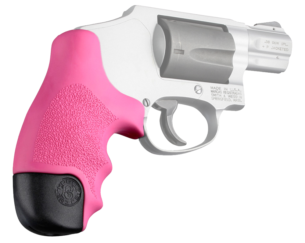 HOGUE OVERMOLDED TAMER 60027 GRIP S&W J FRAME TAMER PINK