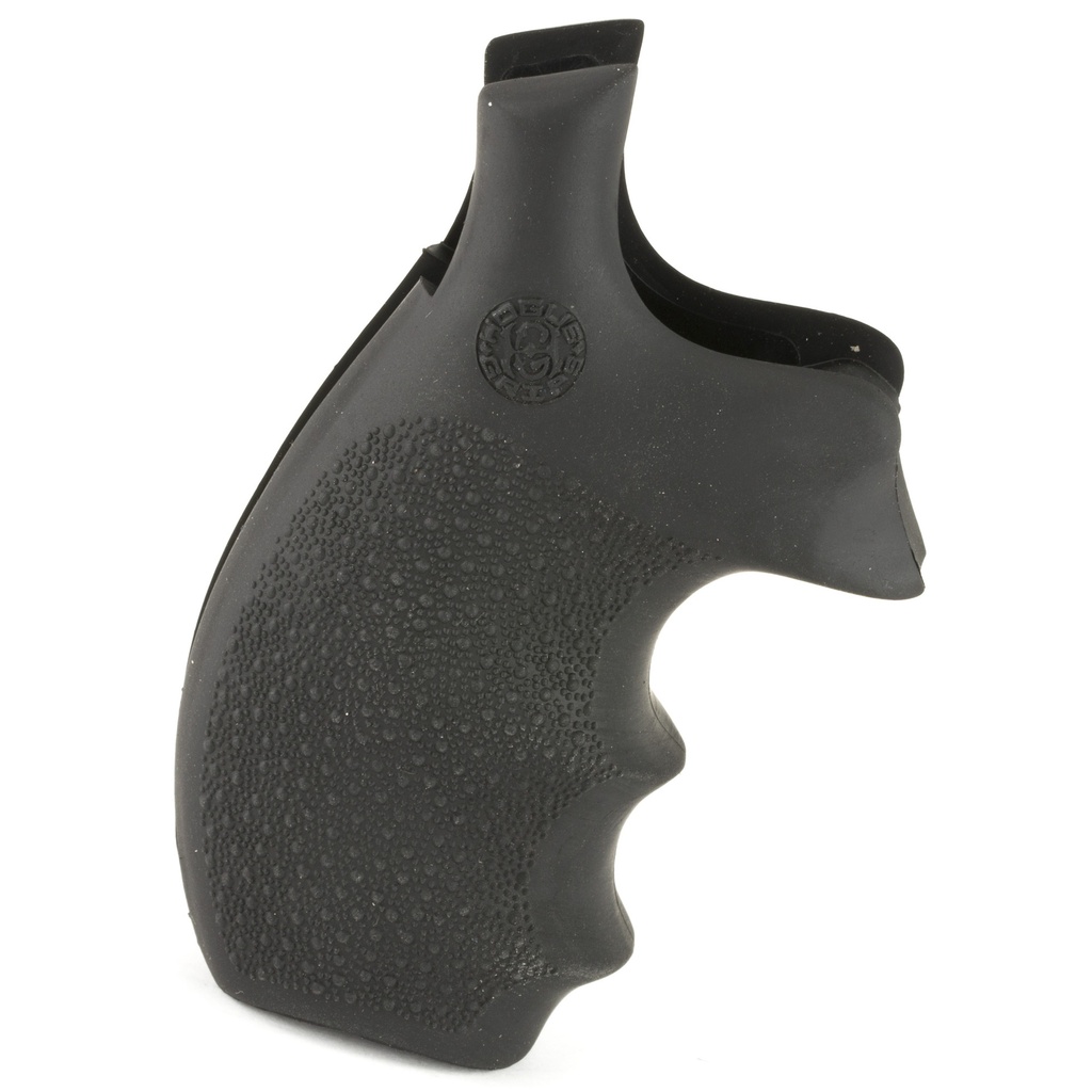 HOGUE 62000 RUBBER BANTAM BLACK RUBBER PISTOL GRIP  S&W K, L FRAME WITH ROUND BUTT