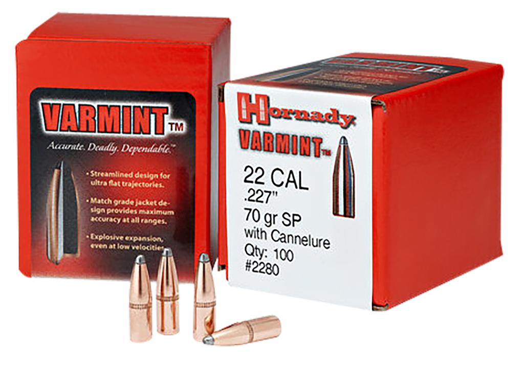HORNADY TRADITIONAL, HORN 2245   BULL .224  50 SP