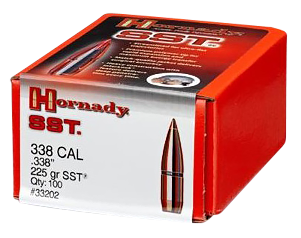 HORNADY 33202 SST 338 CAL .338 225 GRAIN SUPER SHOCK TIP 100 CNT