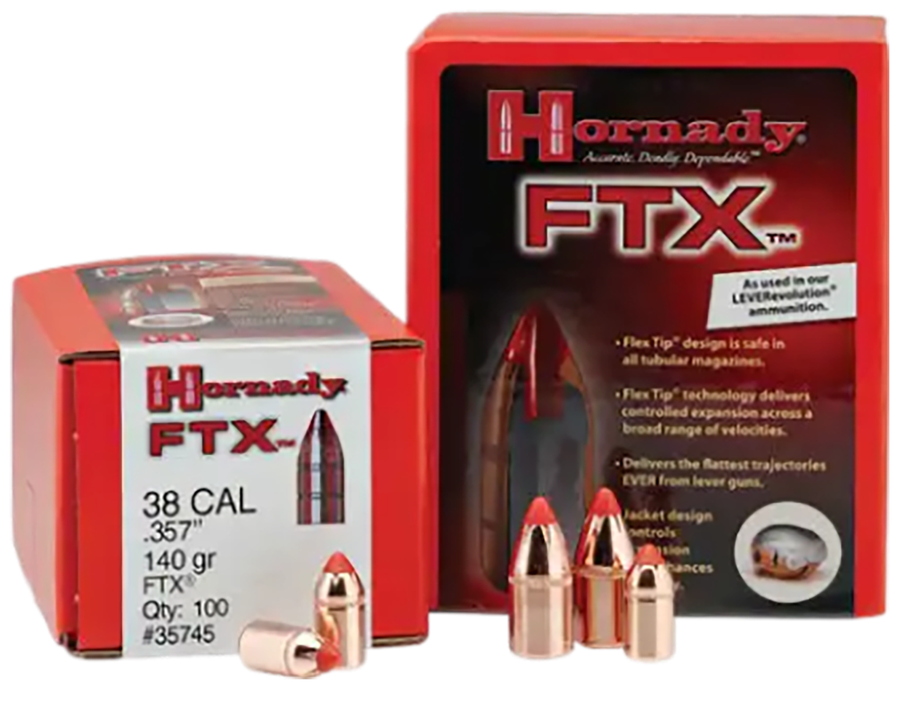 HORNADY 45215 FTX 45 CAL .452 200 GRAIN FLEX TIP EXPANDING 50 CNT