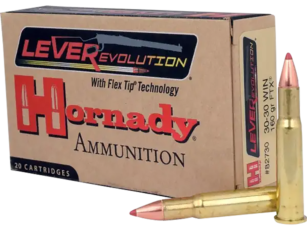HORNADY 82730 LEVEREVOLUTION 30-30 WIN 160 GRAIN FLEX TIP EXPANDING 20 RNDS