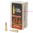 HORNADY 83177 VARMINT EXPRESS 17 MACH 2 17 GRAIN V-MAX 50 RNDS