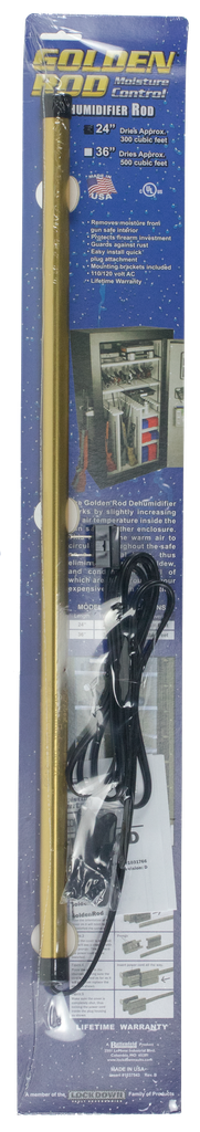 LOCKDOWN 725741 DEHUMIDIFIER ROD GOLD 24" 110/120 VOLT AC PLUG