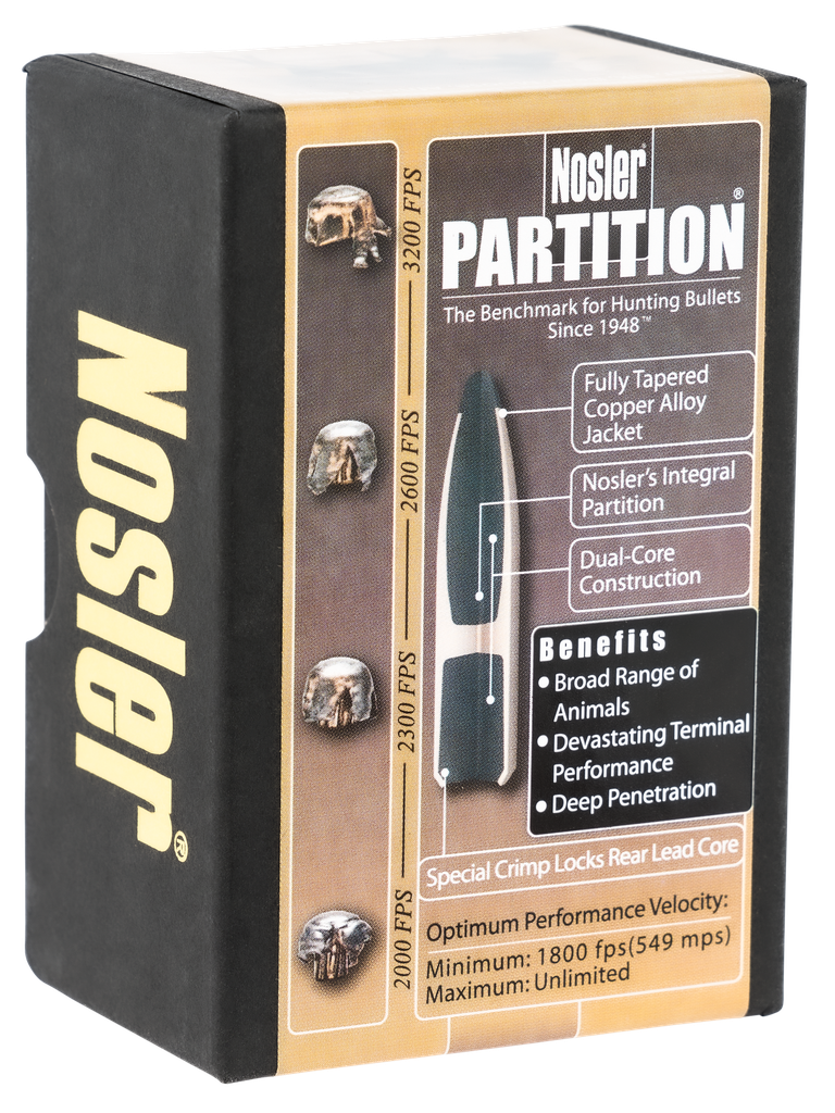NOSLER 16315 PARTITION 6MM 95 GRAIN 50 CNT