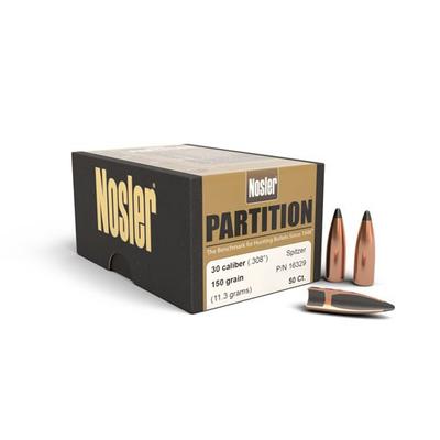 NOSLER 30CAL PARTITION 150 GRAIN 16329