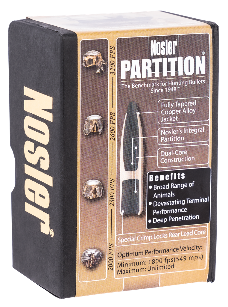 NOSLER 6MM 100GR SP PARTITION 50CT 35642