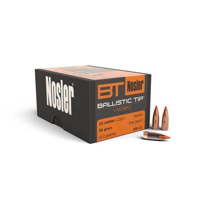 NOSLER 39557  BALLISTIC TIP VARMINT 22 CAL 50 GRAIN 250 CNT