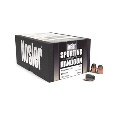 NOSLER 44846 SPORTING HANDGUN 44 CAL 200 GRAIN JHP 250 CNT