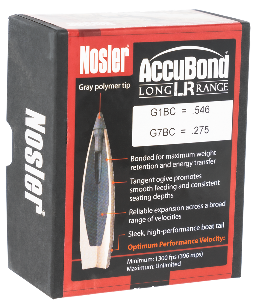 NOSLER ACCUBOND, NOS 58734 ACCUBOND LR .284 150 SP   100