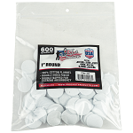 PRO-SHOT 1" ROUND PATCHES .22 - .270 CAL #1-600