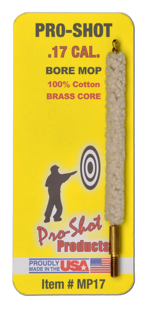 PRO-SHOT BORE MOP, PRO-SHOT .17CAL COTTON MOP MP17