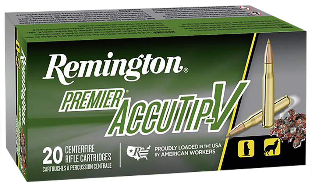 REMINGTON 29172 PREMIER ACCUTIP-V 221 REM FIREBALL 50 GRAIN BOAT TAIL 20 RNDS