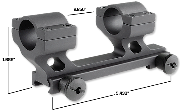 ROCK RIVER 1" HI-RISE SCOPE MOUNT