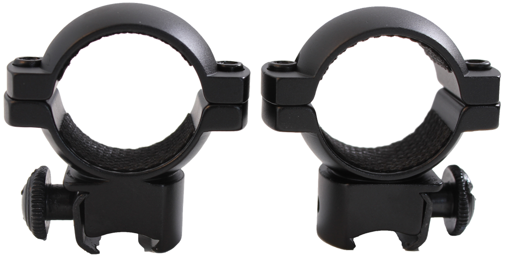 TRADITIONS A797DS SCOPE RINGS MATTE BLACK ALUMINUM 1" MEDIUM 3/8" GROOVED RECEIVER