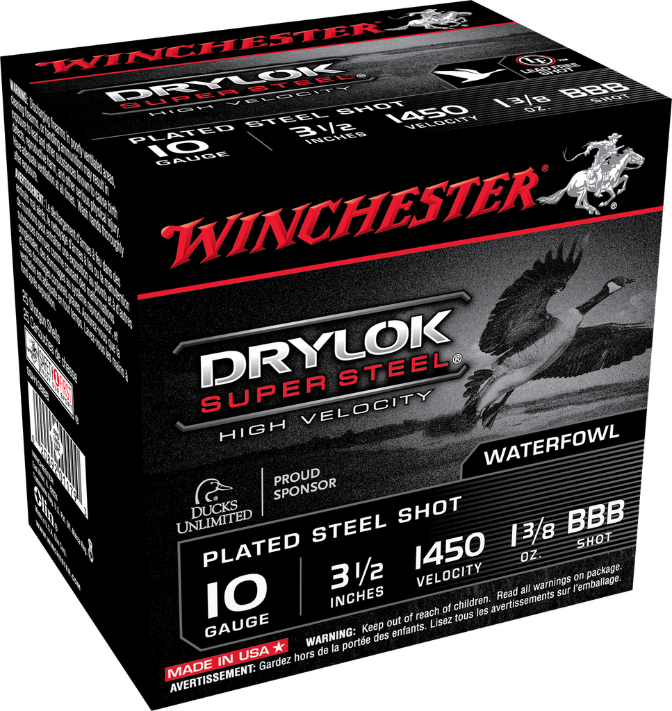 WINCHESTER SSH10BBB DRYLOK HV 10 GA 3-1/2" BBB 25 RNDS
