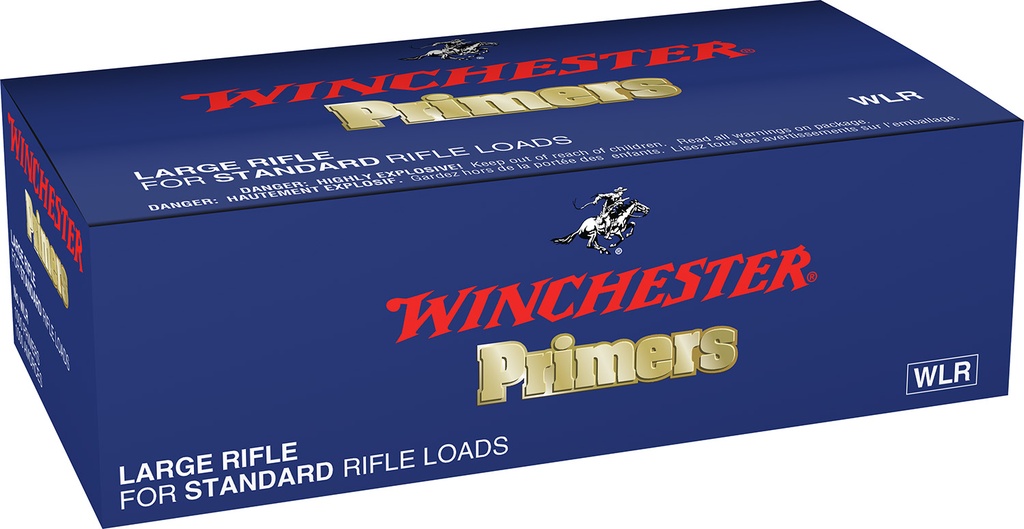 WINCHESTER WLR LARGE RIFLE STND PRIMERS 100 CNT