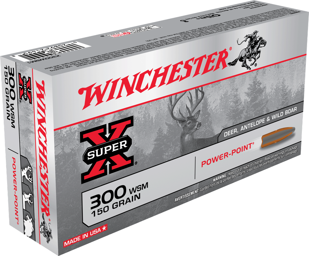 WINCHESTER X300WSM1 SUPER-X 300 WSM 150 GRAIN 20 RNDS 