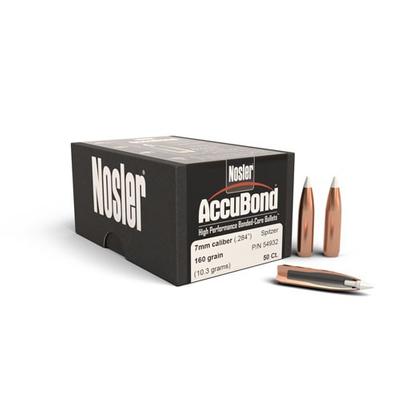NOSLER 54932 ACCUBOND 7MM 160 GRAIN 50 CNT 