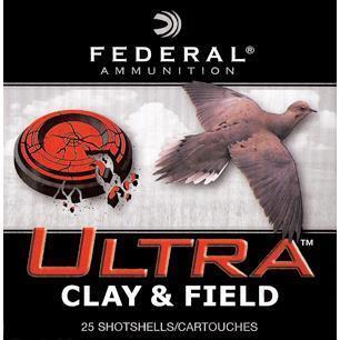 FEDERAL UC121SI8 12 GA ULTRA CLAYS 2-3/4" 1 OZ 8 SHOT 25 RNDS