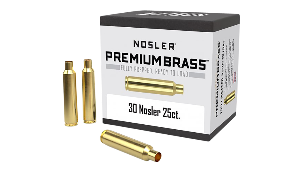 NOSLER 50360 CUSTOM 30 NOSLER BRASS 25 RNDS