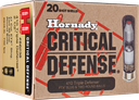 HORNADY 86238 410 CAL CRITICAL DEFENSE 2-1/2" TRIPLE DEFENSE 20 RNDS