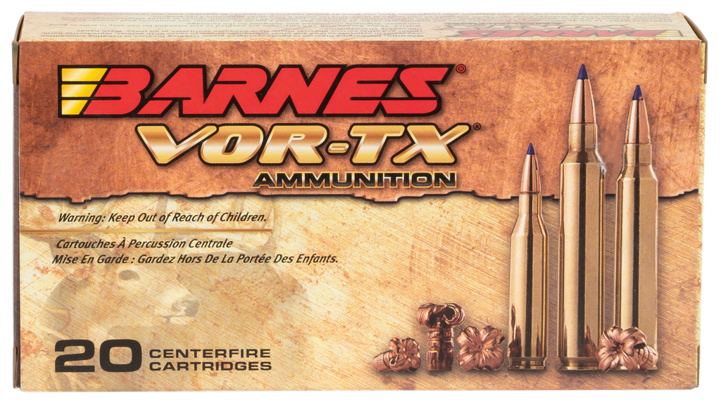 BARNES BULLETS 21561 VOR-TX 7MM-08 REM 120 GRAIN TIPPED TSX BOAT TAIL 20 RNDS