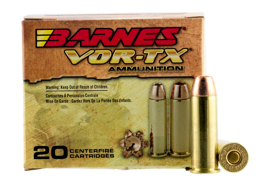 BARNES BULLETS 21545 VOR-TX HANDGUN 44 REM MAG 225 GRAIN BARNES 20 RNDS