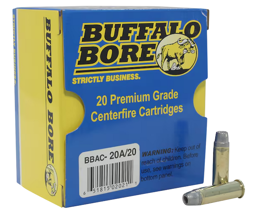 BUFFALO BORE 38SPC +P  PERFORMANCE 158GR SCST 20A20
